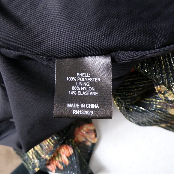 House of Harlow 1960 x Revolve Collins Dress in Noir Floral Multi. XS #990 - Picture 13 of 13